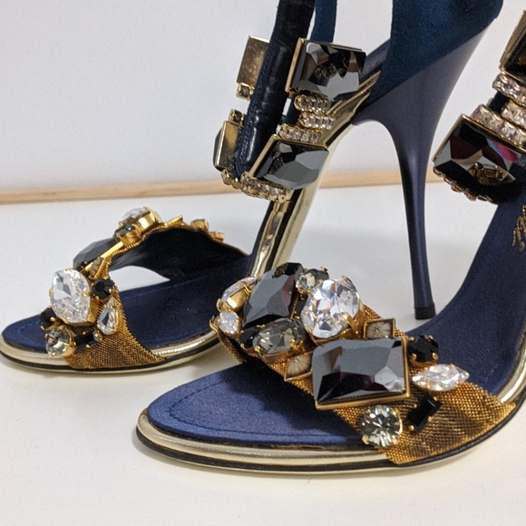 ✨Gianmarco Lorenzo✨ Stunning ❤️ Swarovski Heels - Picture 7 of 13